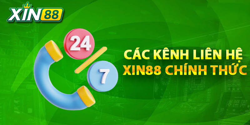 các kênh liên hệ xin88